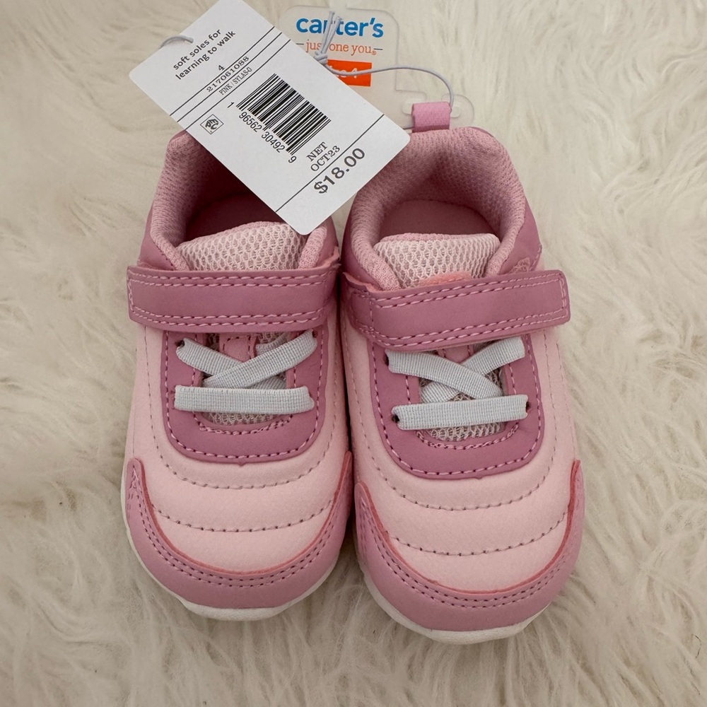 Carter's Light Pink Two-Tone Toddler Sneakers
